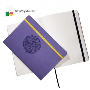 Notesboeger med praeg på cover BlokTrykkeriet.dk